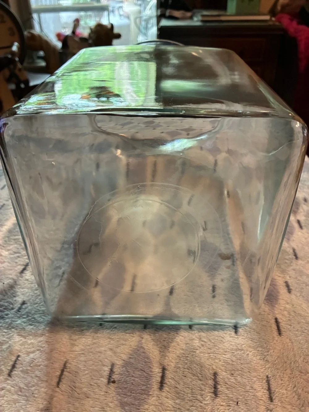 Large Clear Glass Storage Jar with Lid - Home Storage & Organization